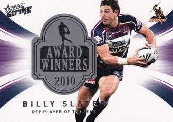 2011 NRL Strike - Award Winners #AW10 Billy Slater Front